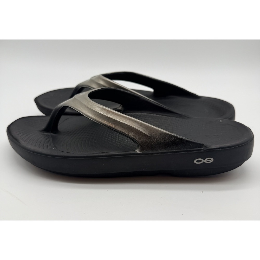 OOFOS Women's OOlala Sandal Black Latte US 10 EUR 41
